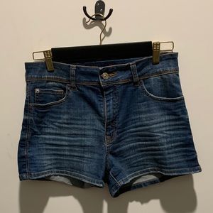 Denim shorts